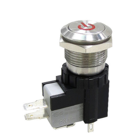 MW19 Series - High Current Illuminated Vandal Resistant Pushbutton 3