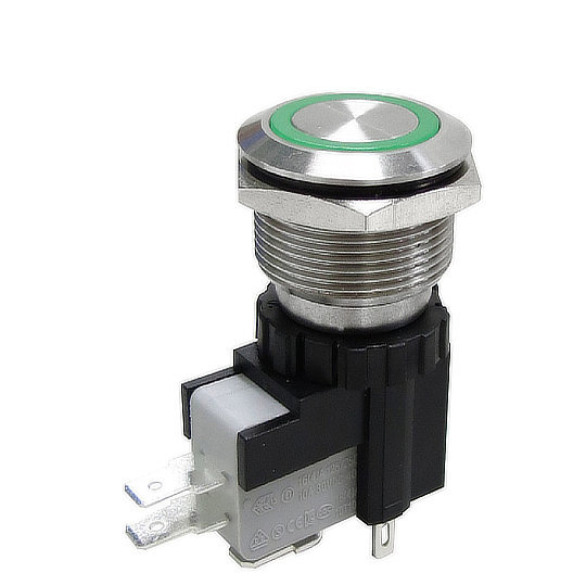 MW22 Series - High Current Illuminated Vandal Resistant Pushbutton