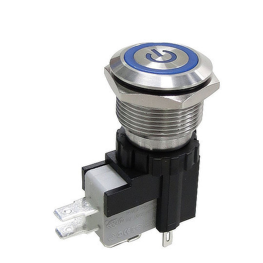 MW22 Series - High Current Illuminated Vandal Resistant Pushbutton 3